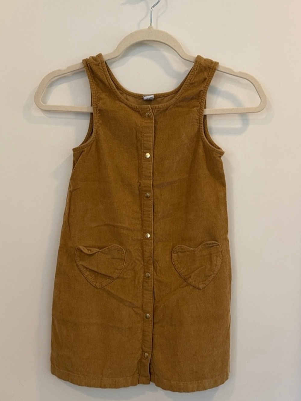 Old Navy Corduroy Jumper Dress Girls' in Maple Golden Brown |Size 6T
